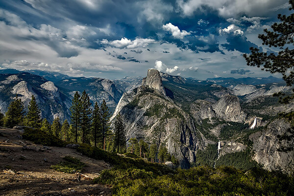 Landscapes, mountain range