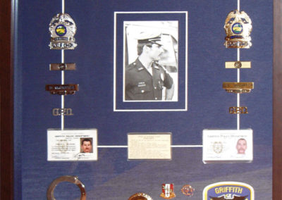 Framed Policeman Badges