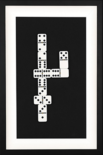 dice in a frame -  - framing games