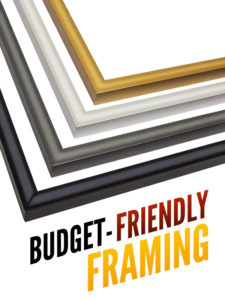 budget friendly poster framing