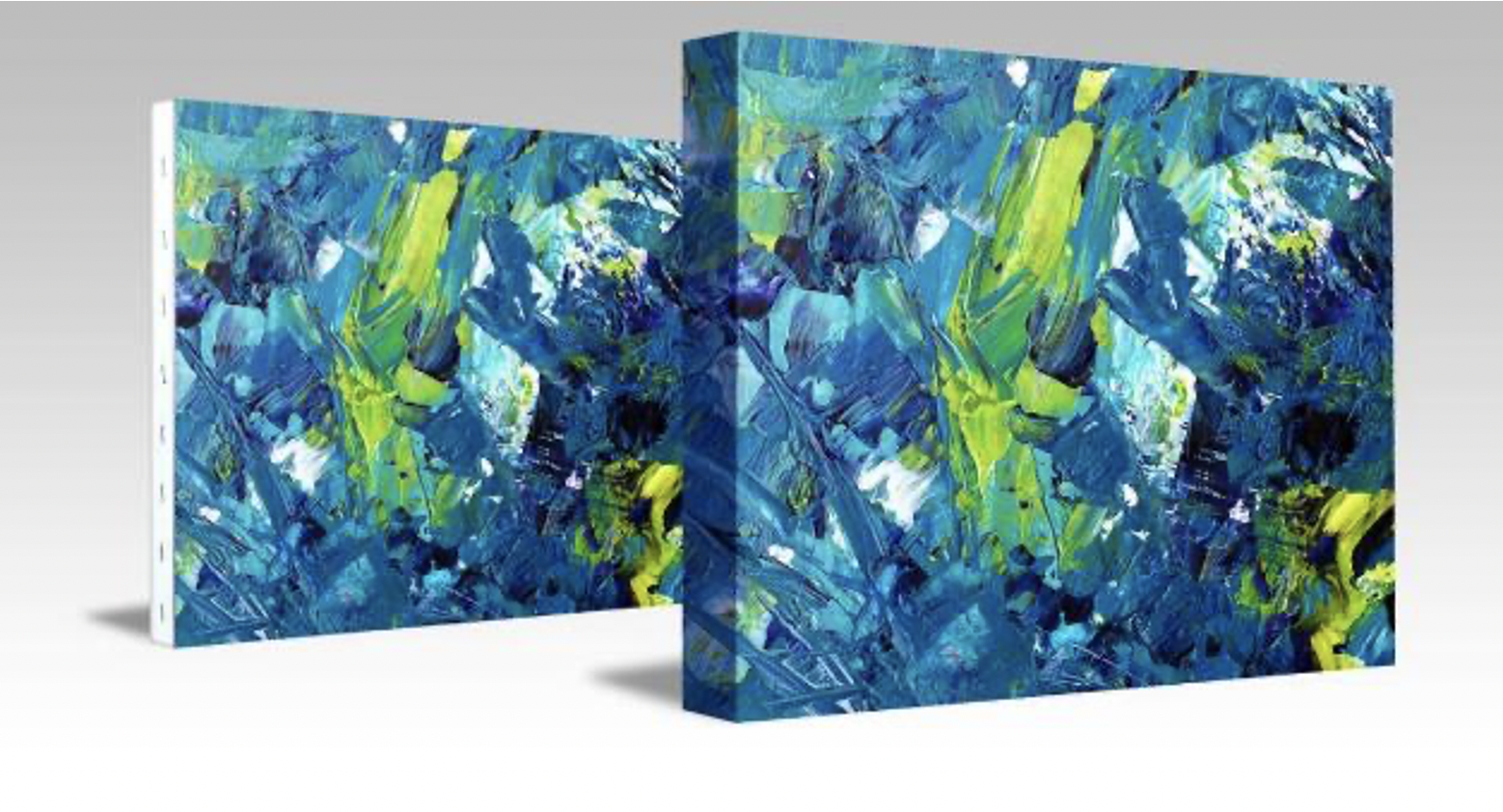 gallery wrap vs traditional wrap on canvases