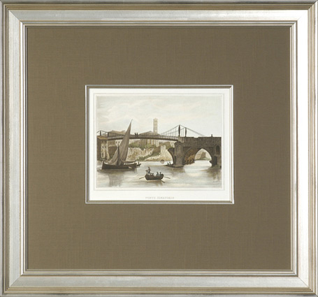 watercolor in frame