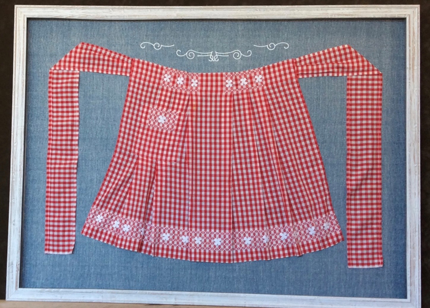 Apron in frame for Mother's Day