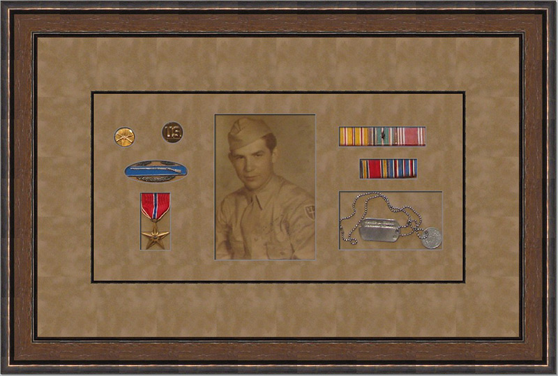 custom framing military medals and photos