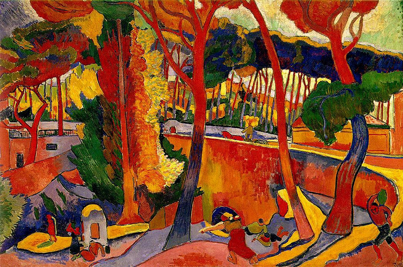 Andre Derain painting, the power of color