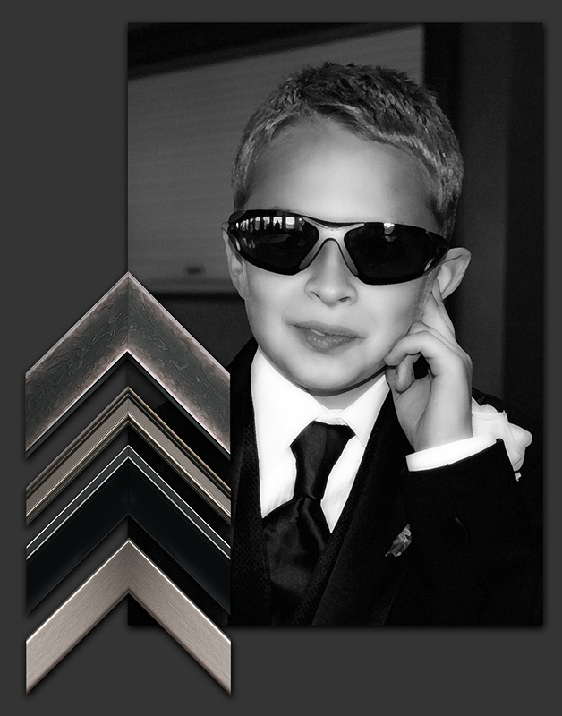 photo of boy with sunglasses