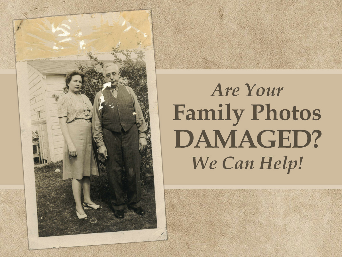 are your family photos damages? We can help