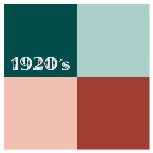 1920's color swatches