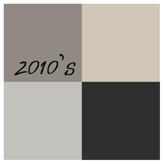 2010's color swatches